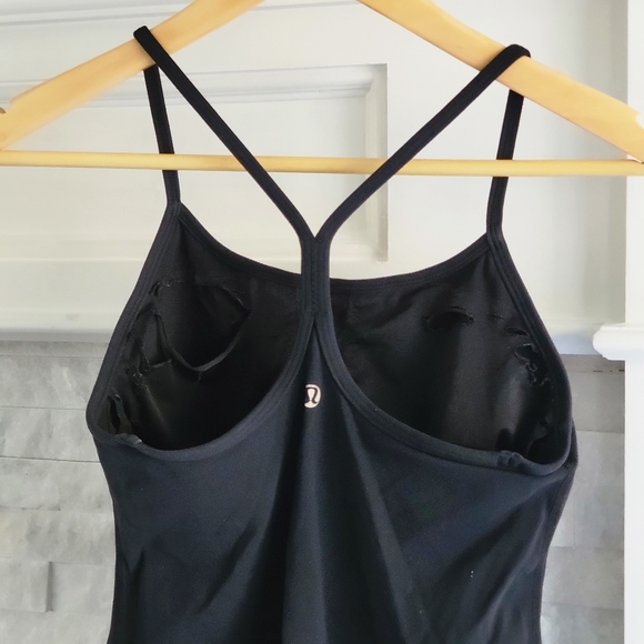 Lululemon Power Y Tank Top Black 4 - Picture 8 of 11